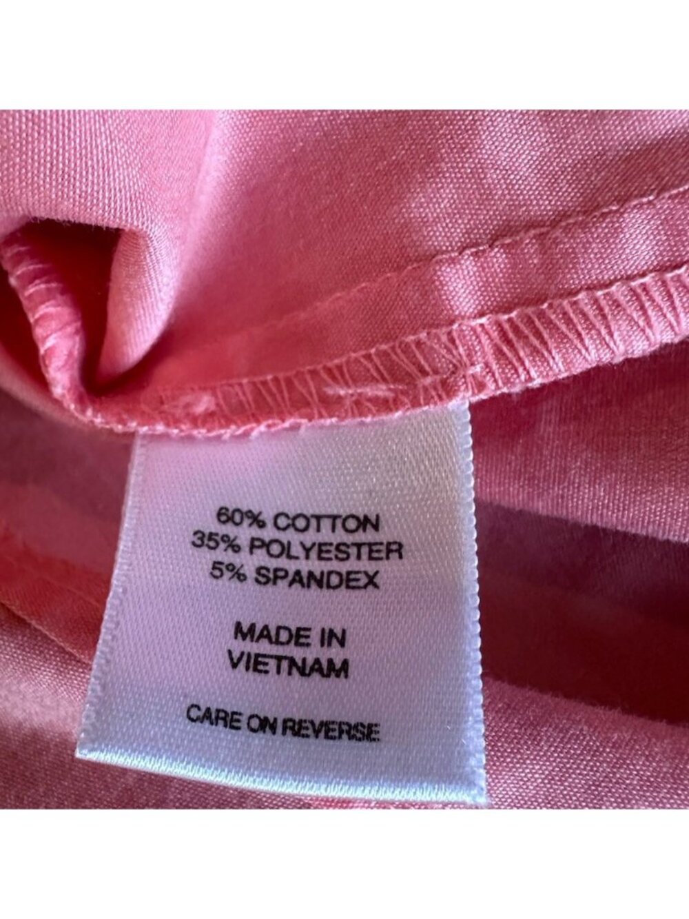 New York & Company Pink Button Up Belted Pleated Sleeve Size M Retro - Picture 8 of 8